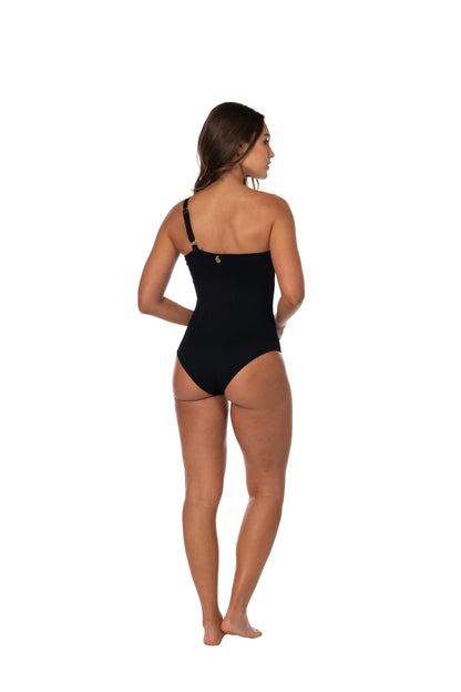 Asymmetric One Shoulder One Piece