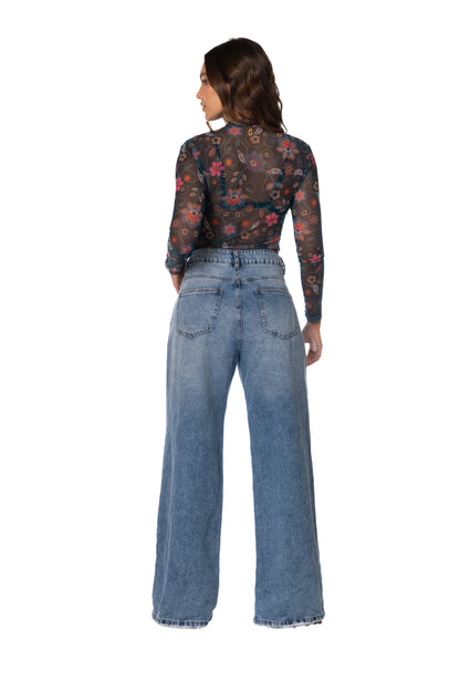 Jade Mesh Long Shirt