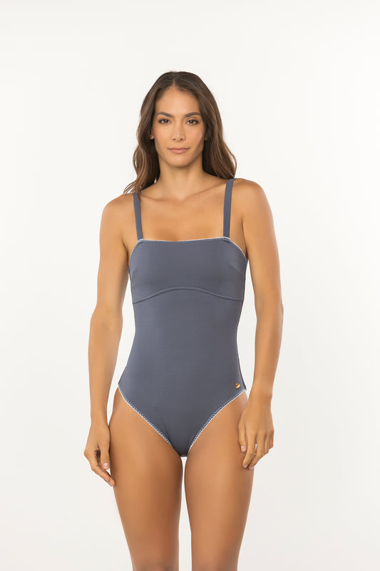 One Piece Medium Coverage - Beluga Mare